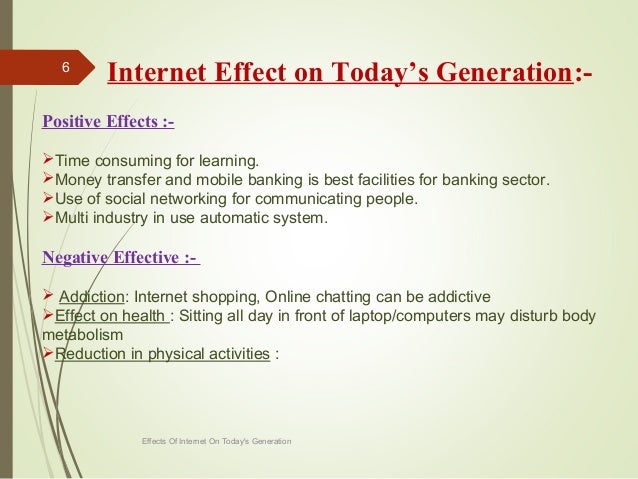 positive effects of internet on education good and bad things about the internet